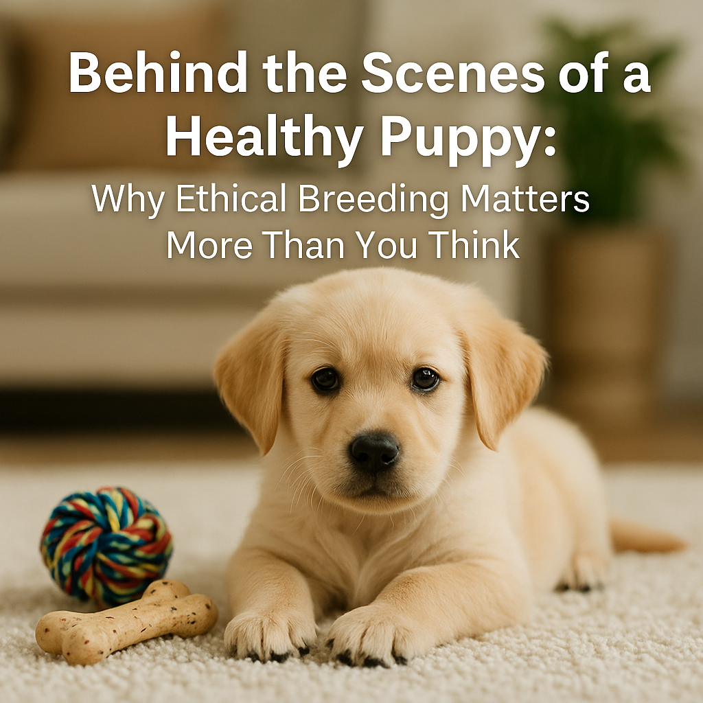 Behind the Scenes of a Healthy Puppy: Why Ethical Breeding Matters More Than You Think By the Editorial Team at Pupps&Stud